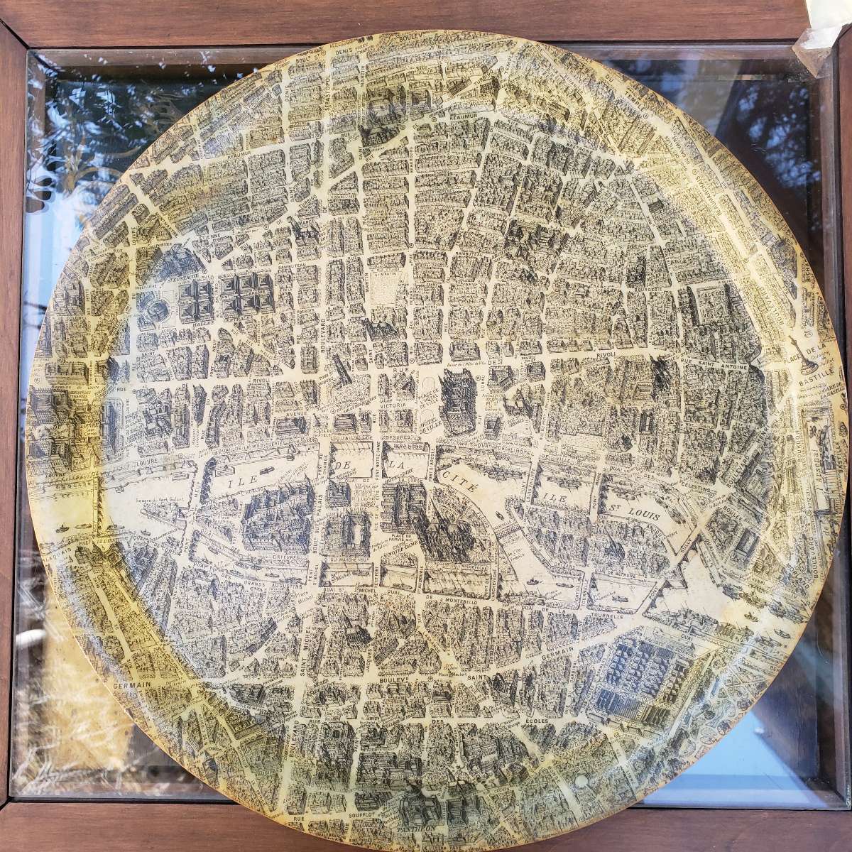 Plateau de service, du vieux Paris