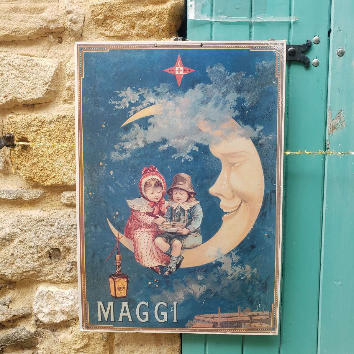 Affiche cartonnée pub Maggi