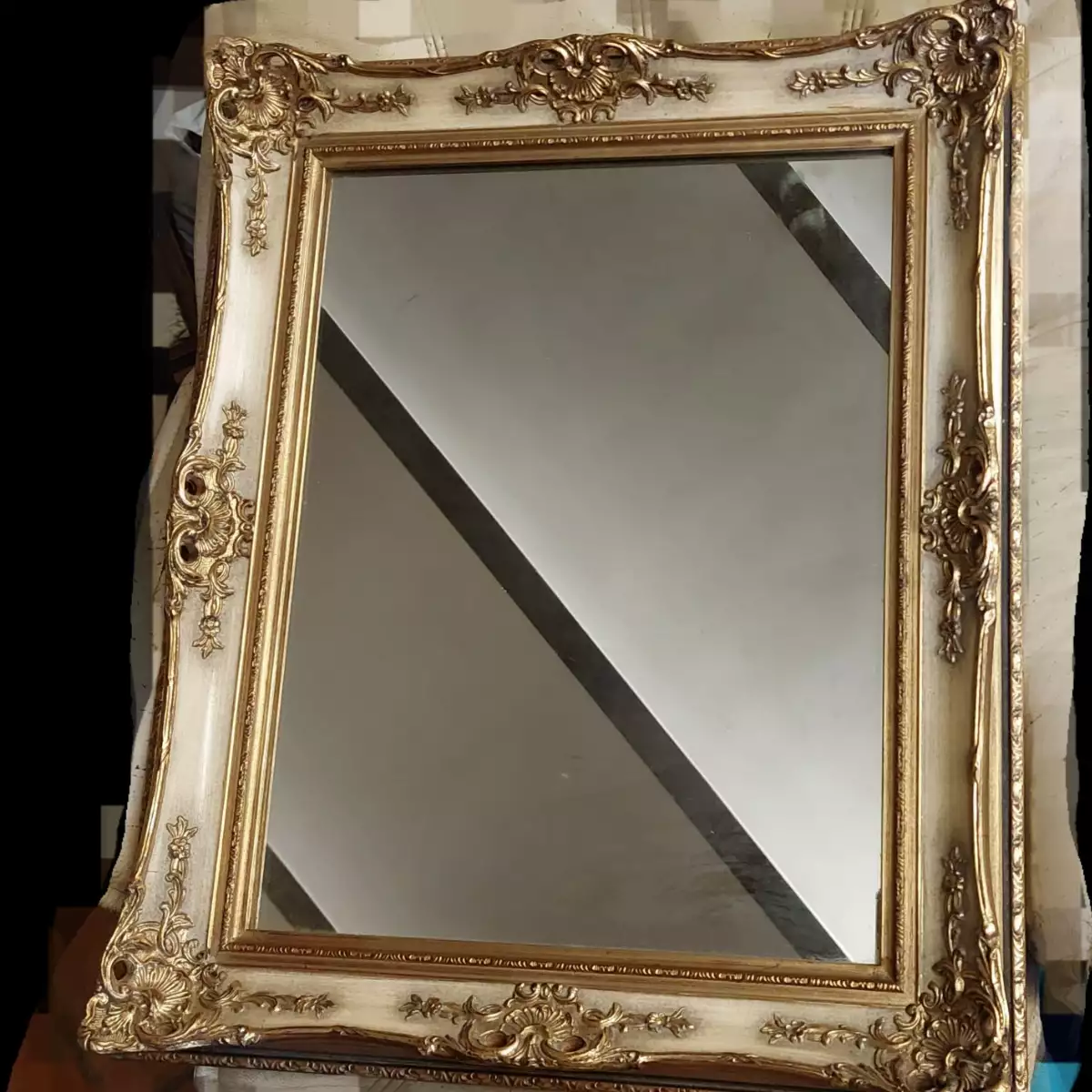 Miroir rectangulaire de style Louis XV