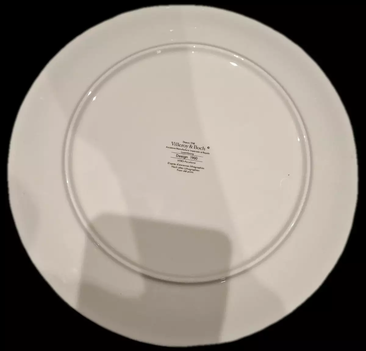 Assiette Villeroy et Boch 1900 N°4