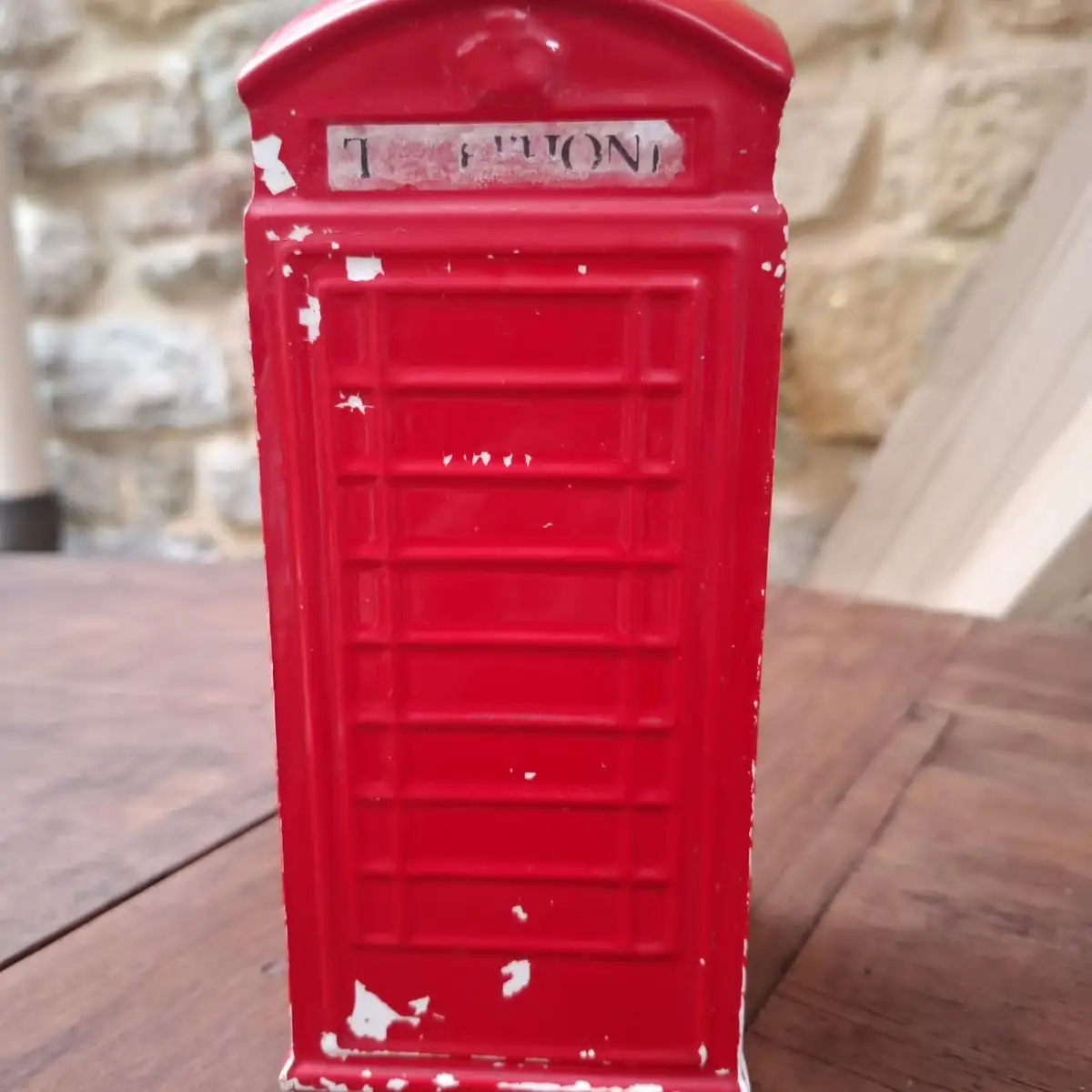 Tirelire vintage cabine téléphonique anglaise