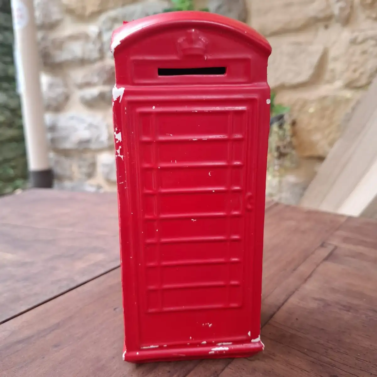 Tirelire vintage cabine téléphonique anglaise