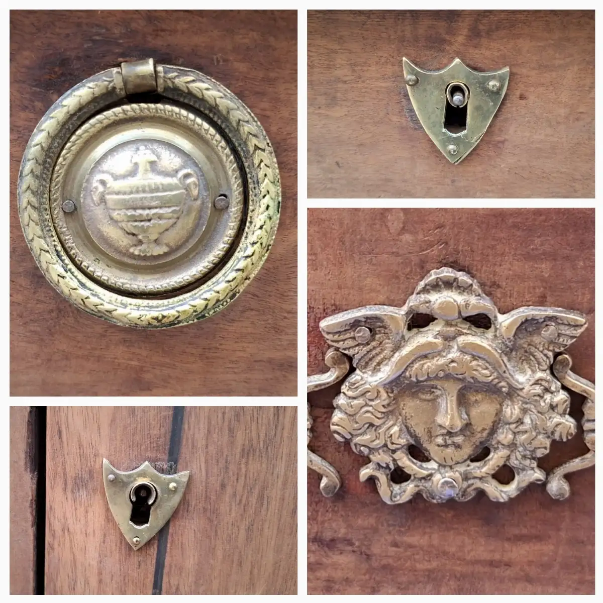 Bahut 4 portes atypique ancien