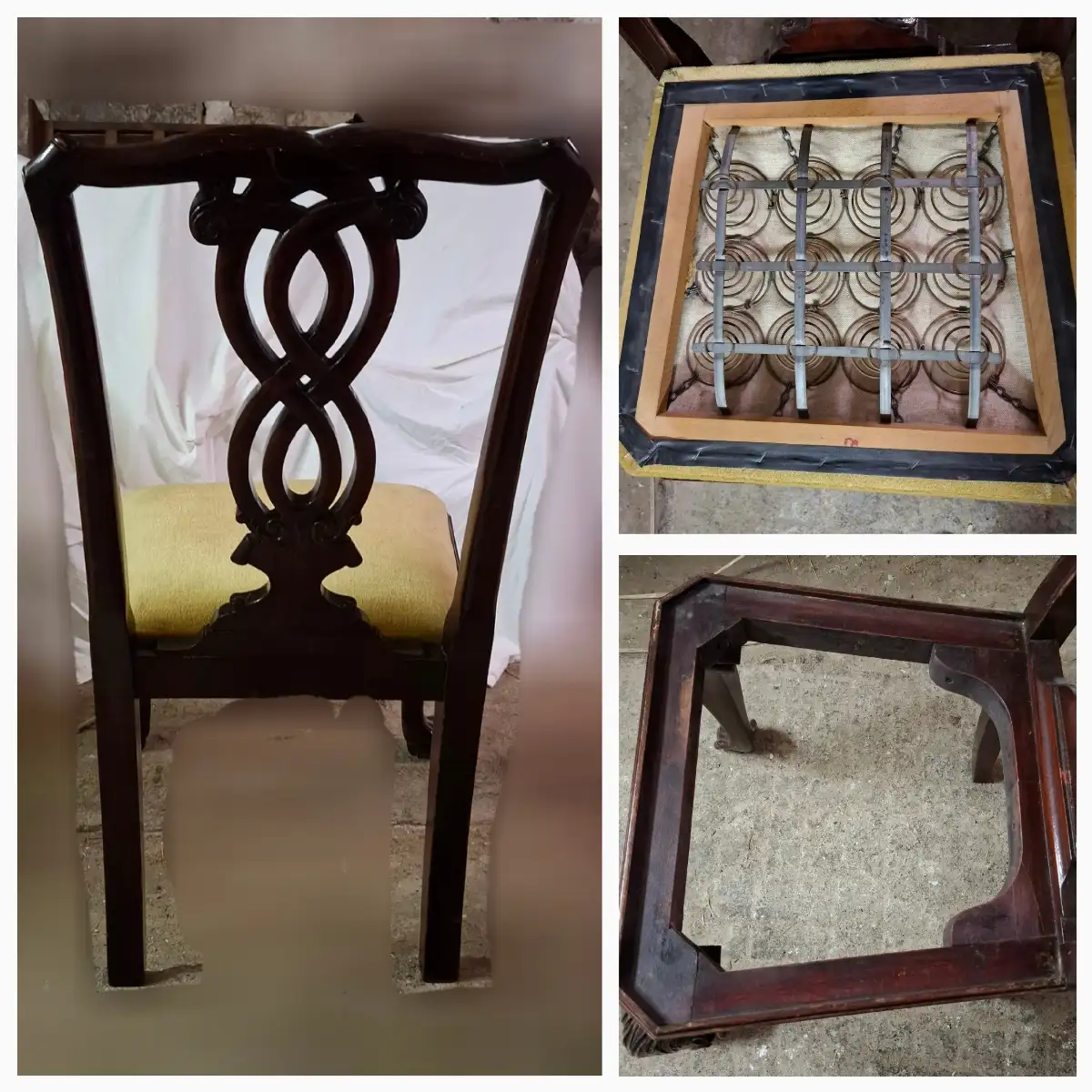 Lot de 12 chaises Chippendale