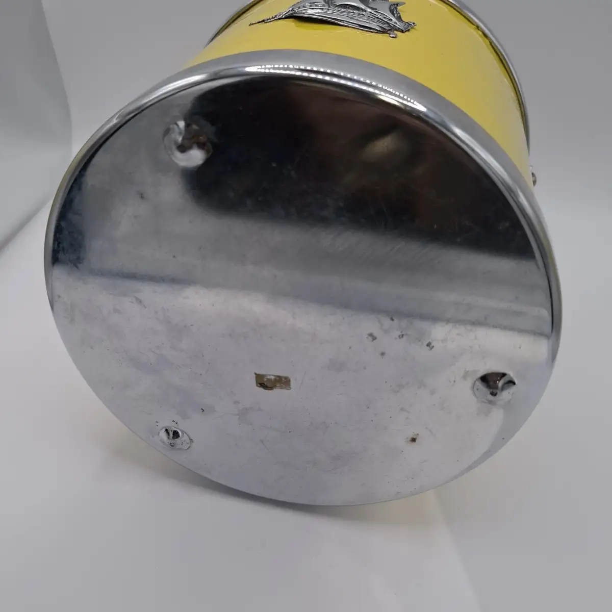 Seau à glaçons jaune vintage