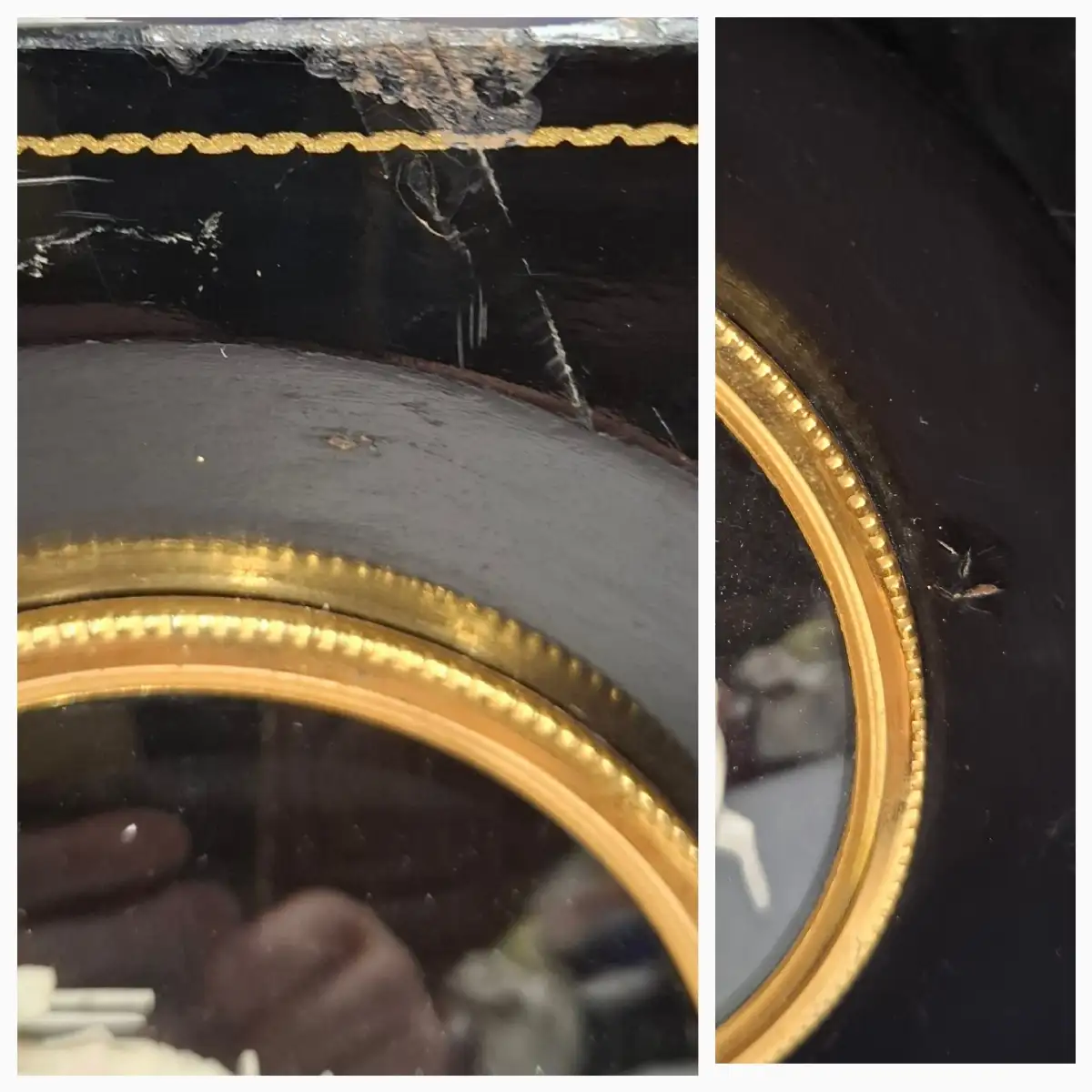 Cadre ancien avec scène de toromachie