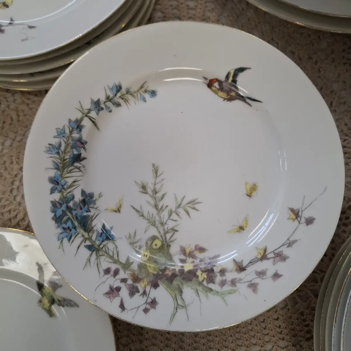 Service de table porcelaine W. GUERIN Limoges