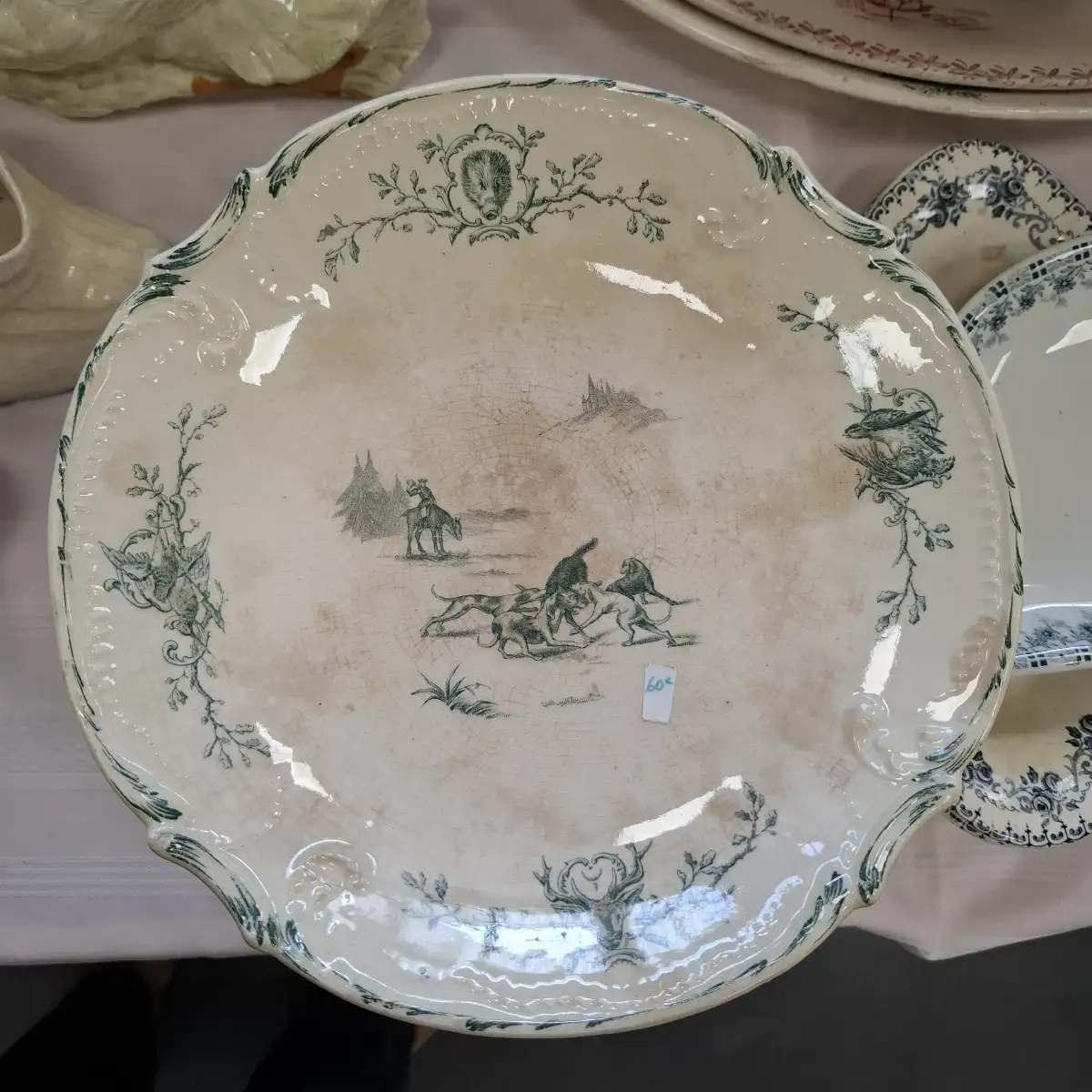 Compotier terre de fer GIEN