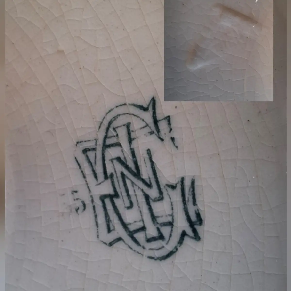 Compotier terre de fer GIEN