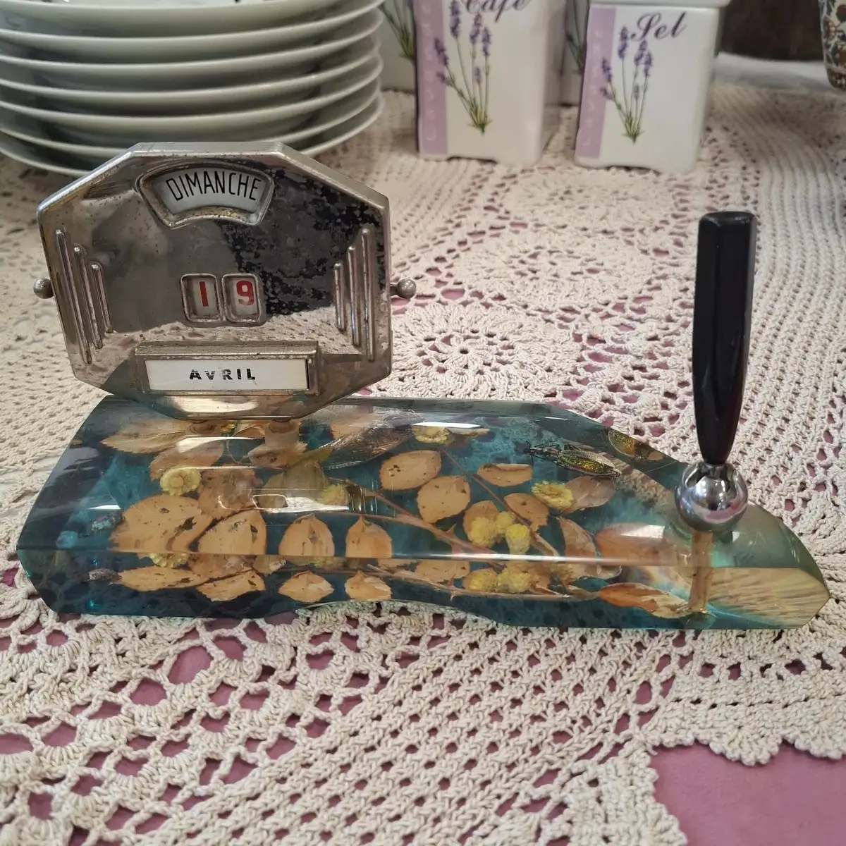 Calendrier perpétuel vintage