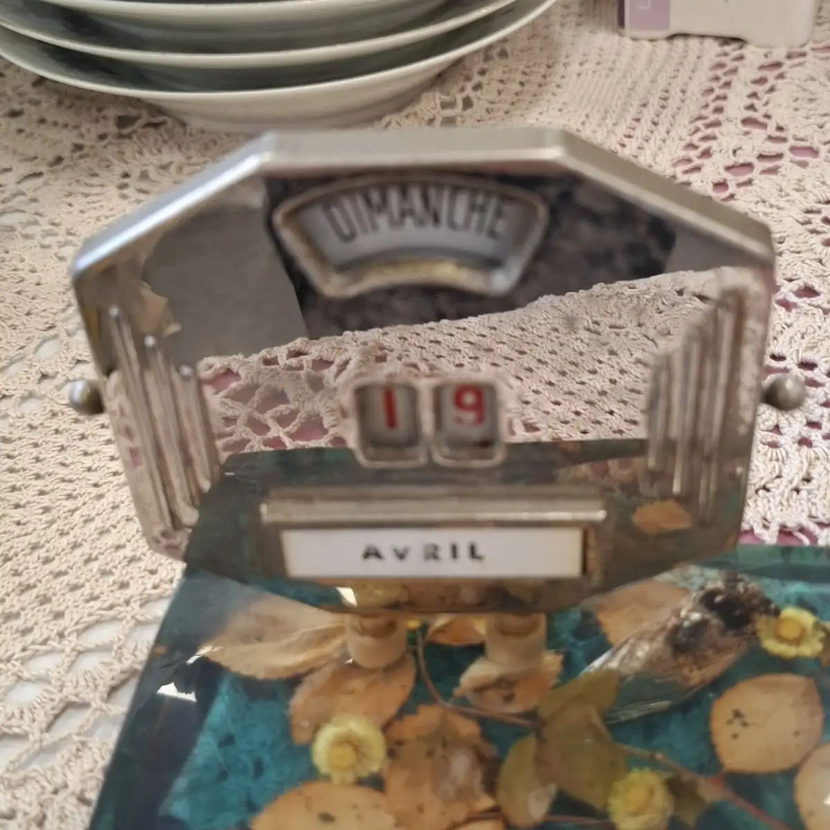 Calendrier perpétuel vintage