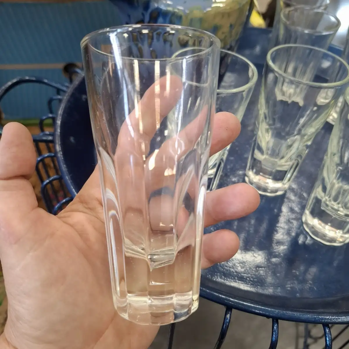 Lots 4 verres à pastis anciens